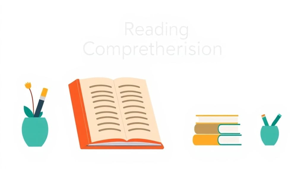 Reading Comprehension Quiz Generator — AI study tool illustration