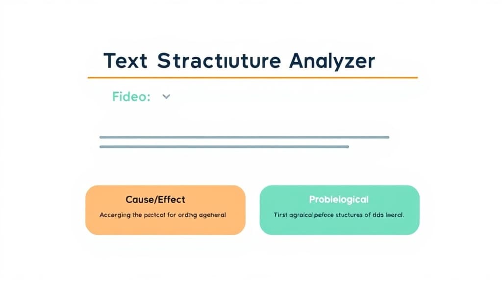 Text Structure Analyzer — AI study tool illustration