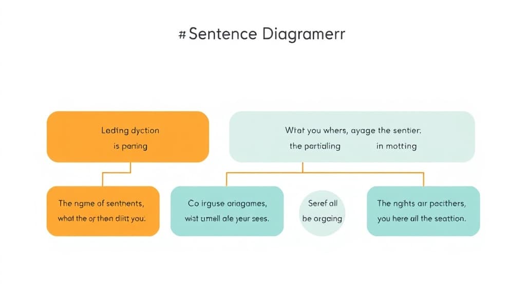Sentence Diagrammer — AI study tool illustration