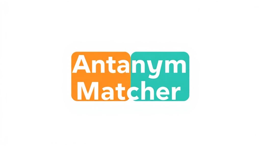 Antonym Matcher — AI study tool illustration