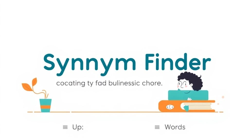 Synonym Finder — AI study tool illustration