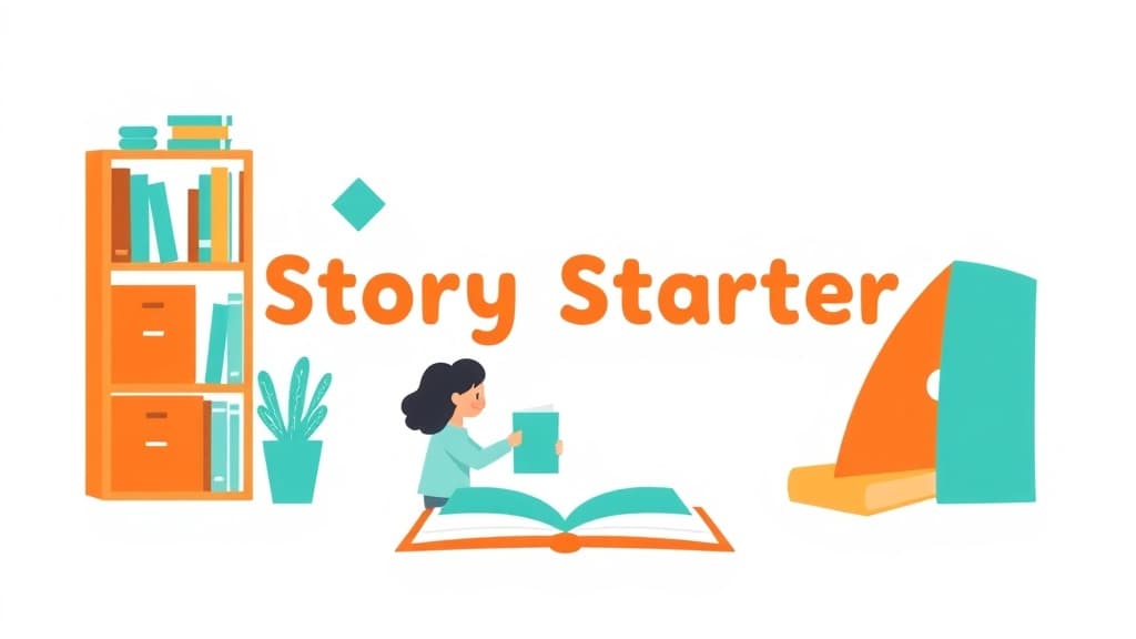 Creative Story Starter — AI study tool illustration