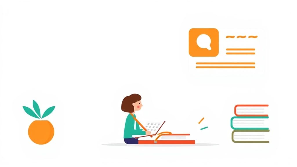 Thesis Statement Creator — AI study tool illustration