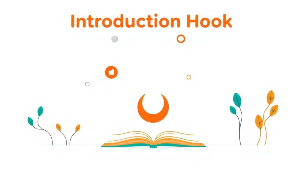 Introduction Hook Generator — AI study tool illustration