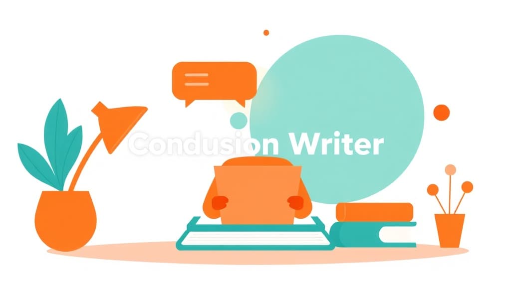 Conclusion Writer — AI study tool illustration