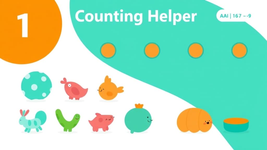 Counting Helper — AI study tool illustration