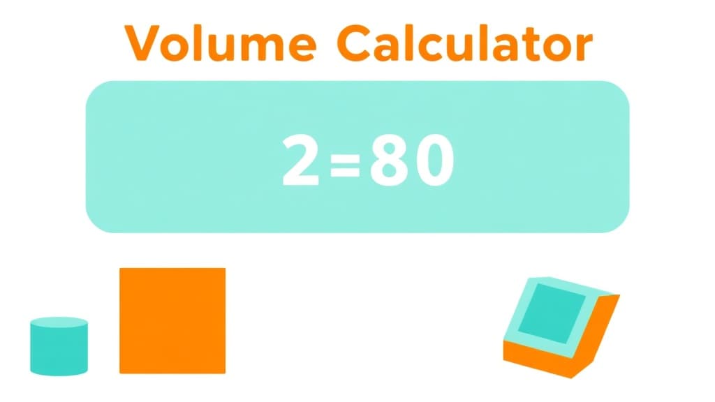 Volume Calculator — AI study tool illustration