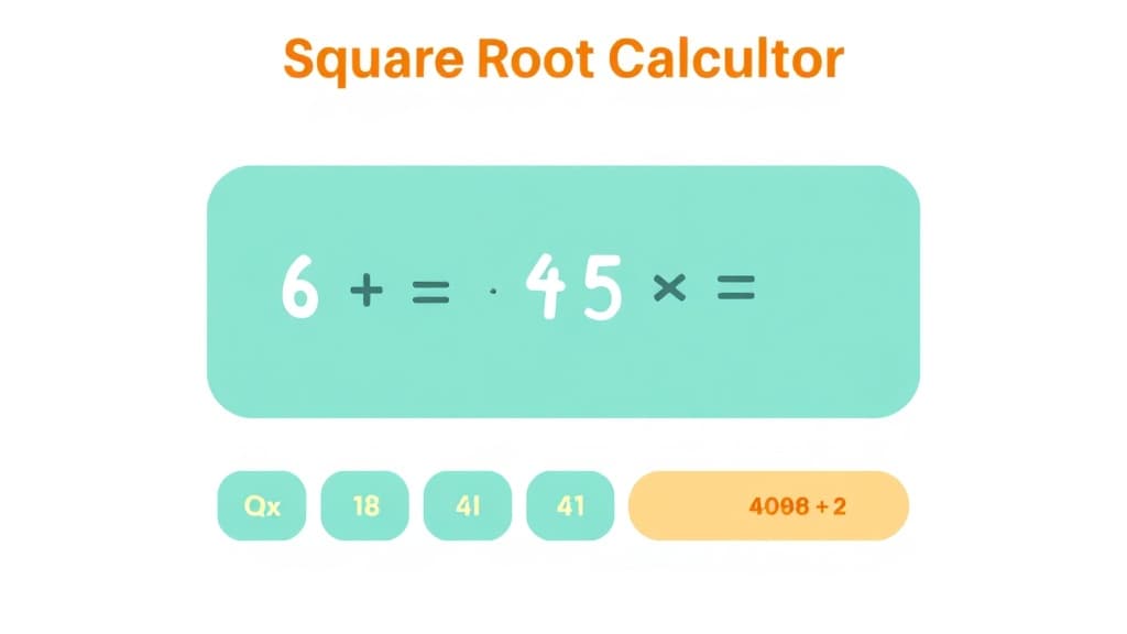 Square Root Calculator — AI study tool illustration