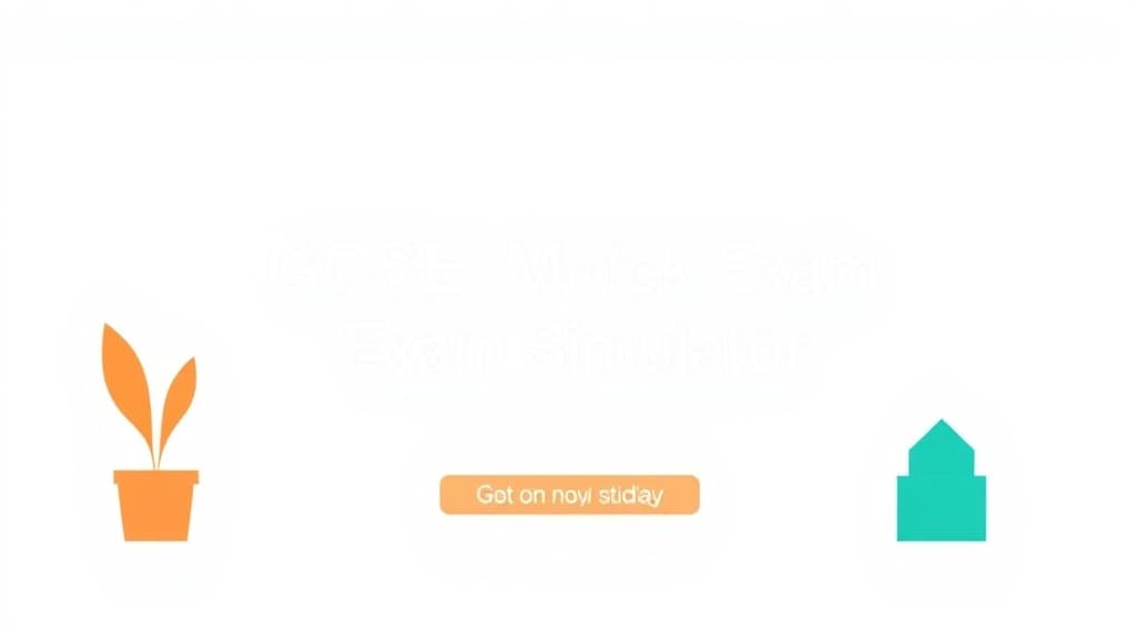 GCSE Mock Exam Simulator — AI study tool illustration