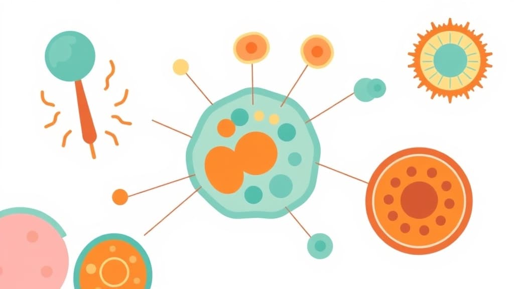 Cell Structure Explorer — AI study tool illustration