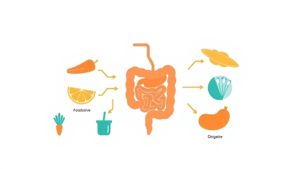 Digestive System Guide — AI study tool illustration