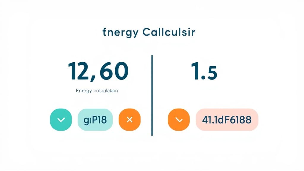 Energy Calculator — AI study tool illustration