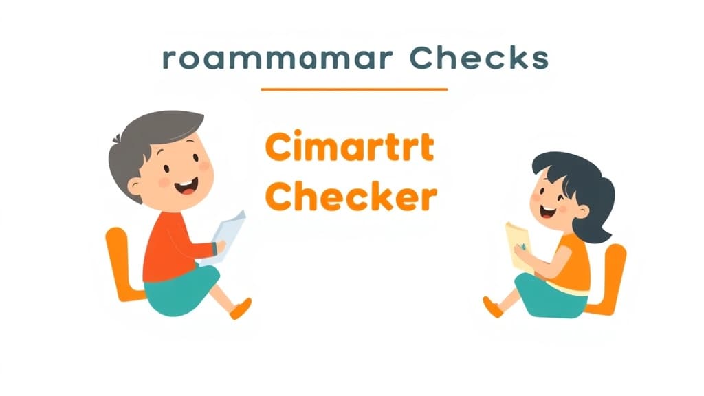 Grammar Checker for Kids — AI study tool illustration