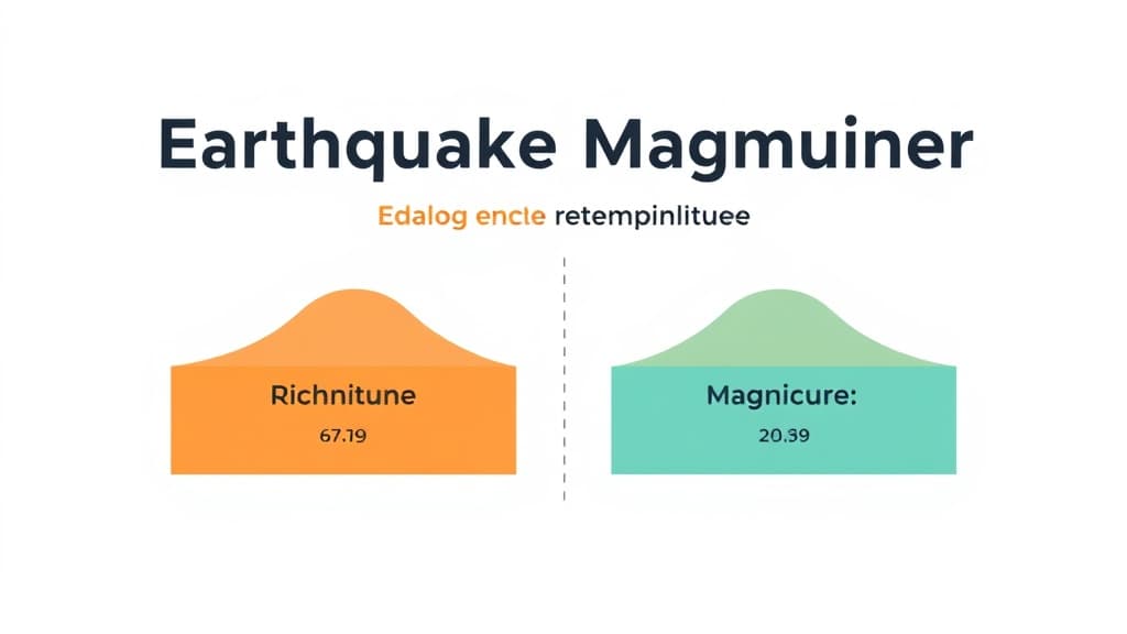 Earthquake Magnitude Explainer — AI study tool illustration