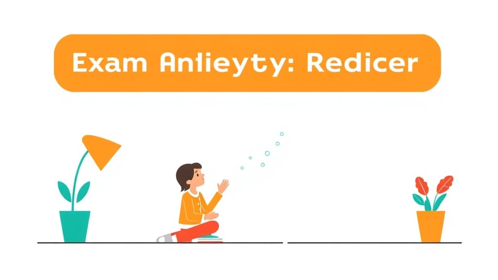 Exam Anxiety Reducer — AI study tool illustration