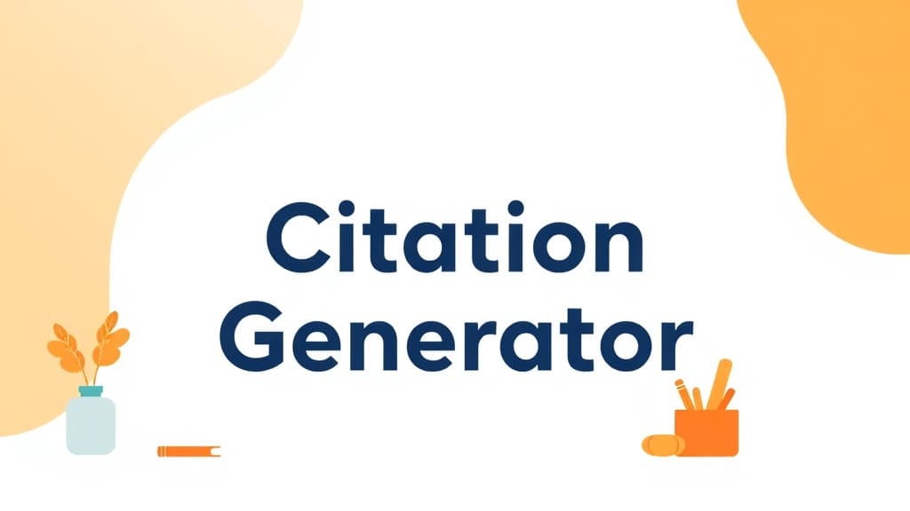 Citation Generator — AI study tool illustration