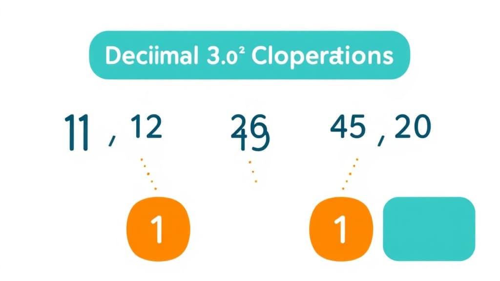 Decimal Operations — AI study tool illustration