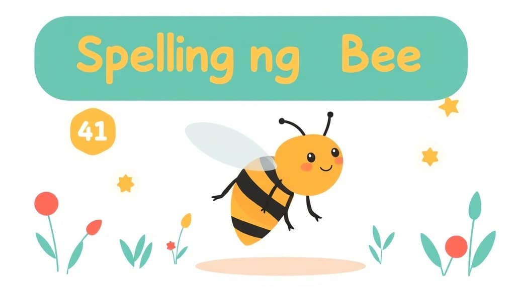 Spelling Bee Trainer — AI study tool illustration
