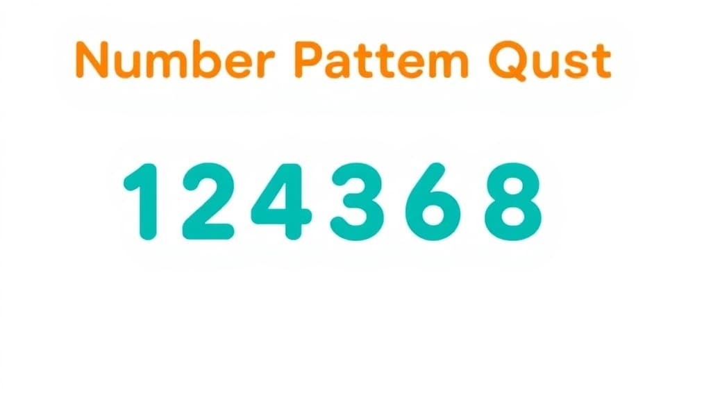 Number Pattern Quest — AI study tool illustration