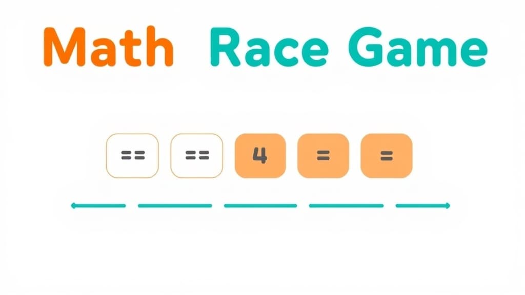 Math Race Game — AI study tool illustration