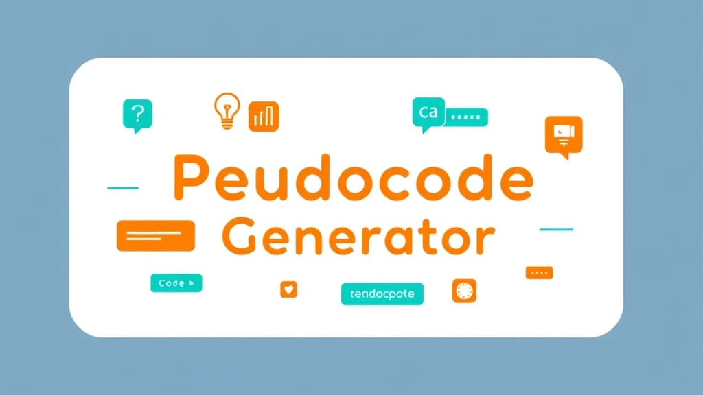 Pseudocode Generator — AI study tool illustration