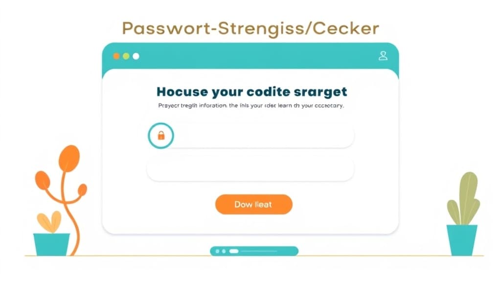 Password Strength Checker — AI study tool illustration