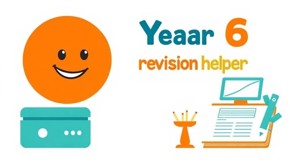 Year 6 SATs Revision Helper — AI study tool illustration