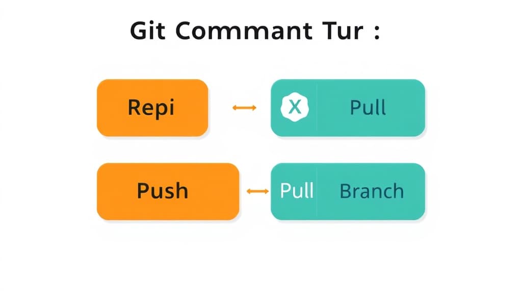 Git Command Tutor — AI study tool illustration