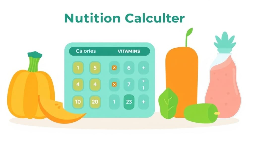 Nutrition Calculator — AI study tool illustration
