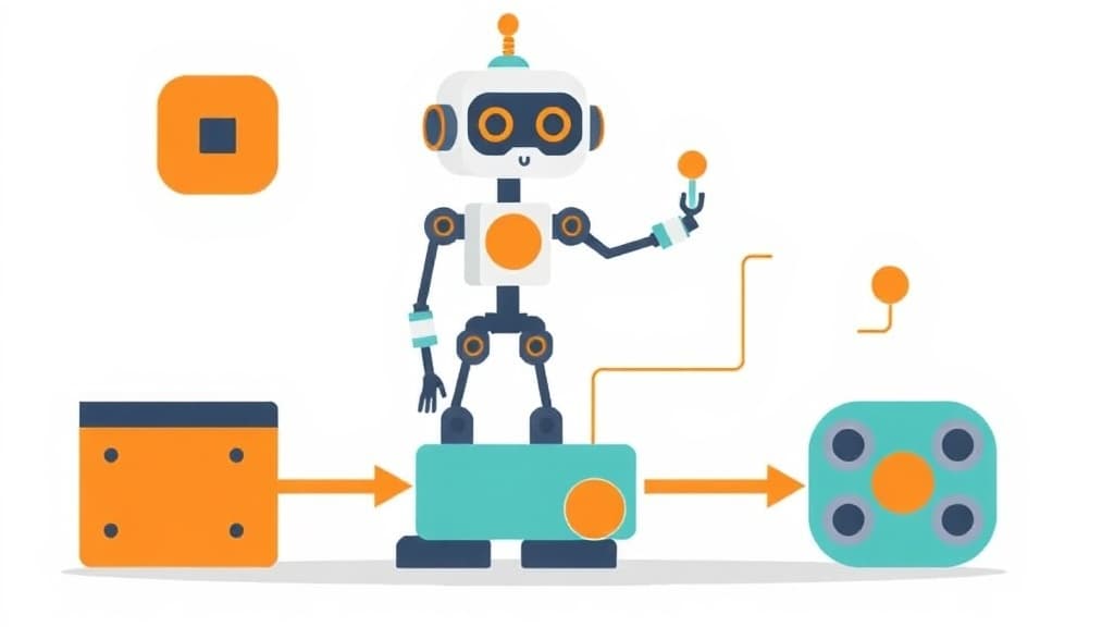 Robot Programming Logic — AI study tool illustration