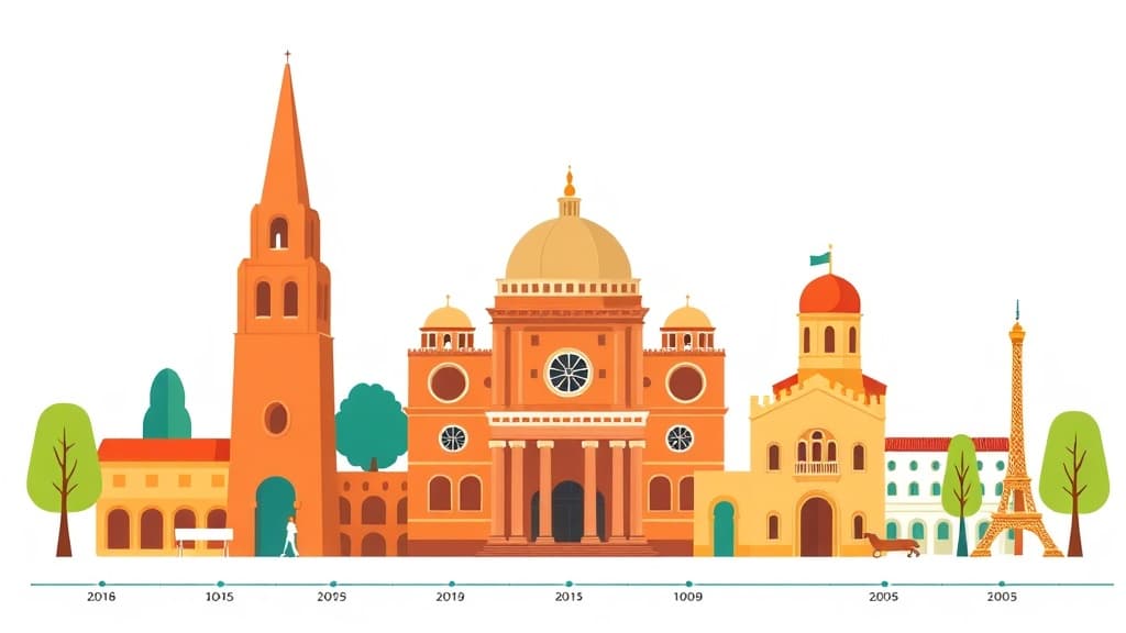 Art History Timeline — AI study tool illustration
