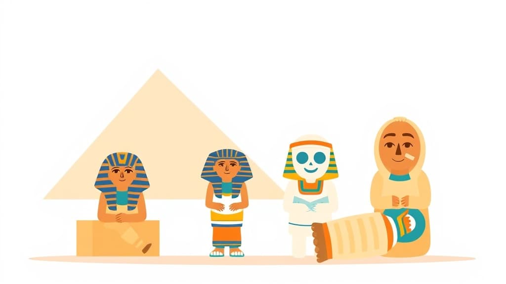 Ancient Egypt Tutor — AI study tool illustration