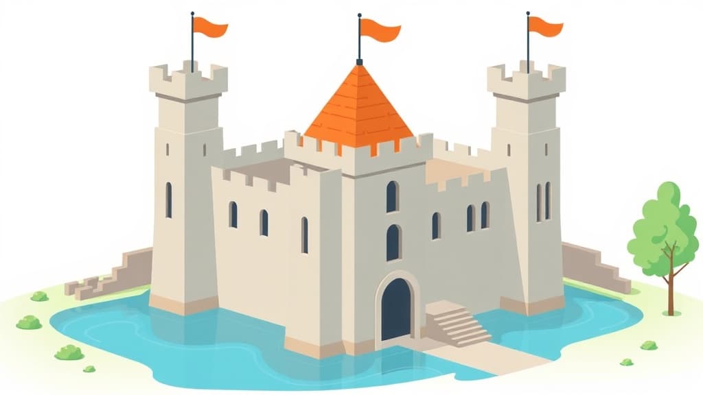 Medieval Castle Designer — AI study tool illustration
