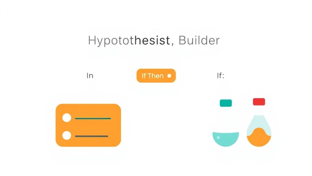 Hypothesis Builder — AI study tool illustration