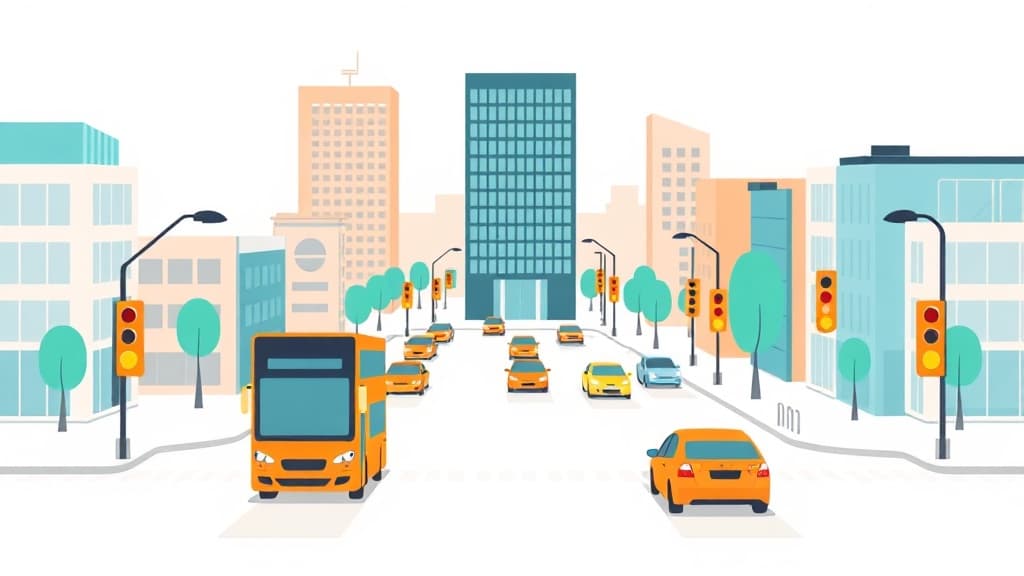 Smart City Design — AI study tool illustration