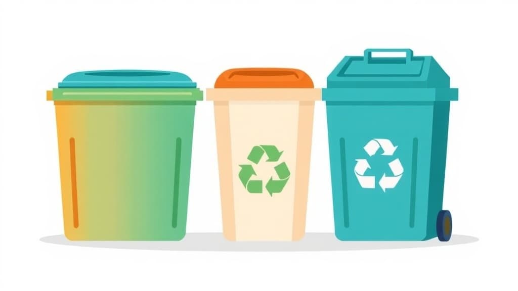 Recycling Sorter — AI study tool illustration
