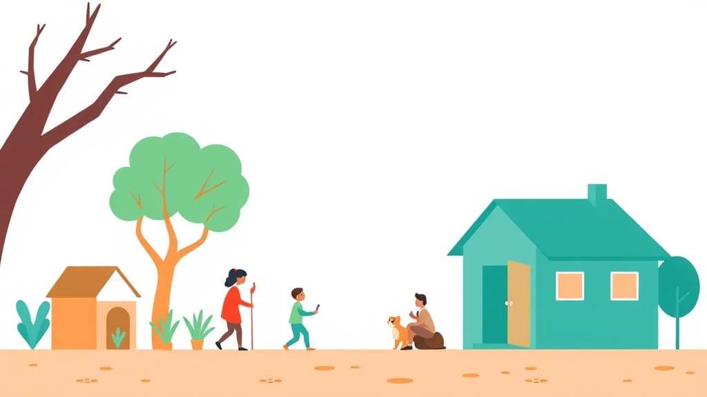 Poverty & Development — AI study tool illustration