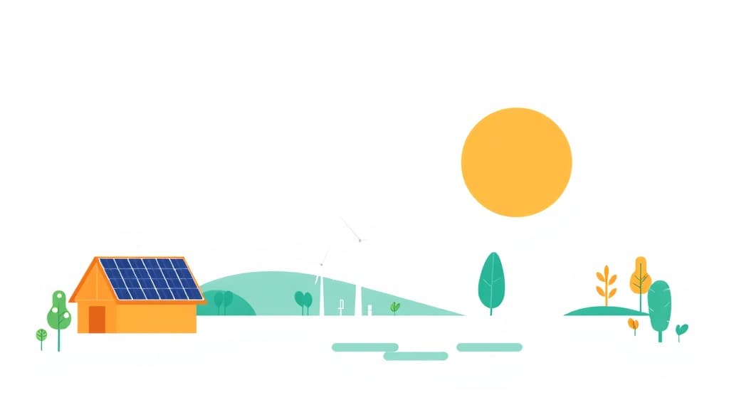 Renewable Energy Explorer — AI study tool illustration