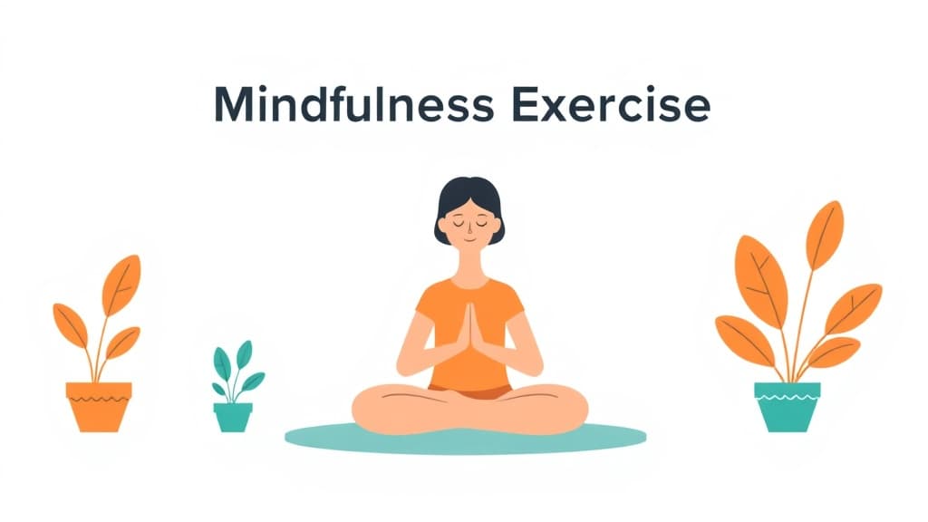 Mindfulness Exercise Generator — AI study tool illustration