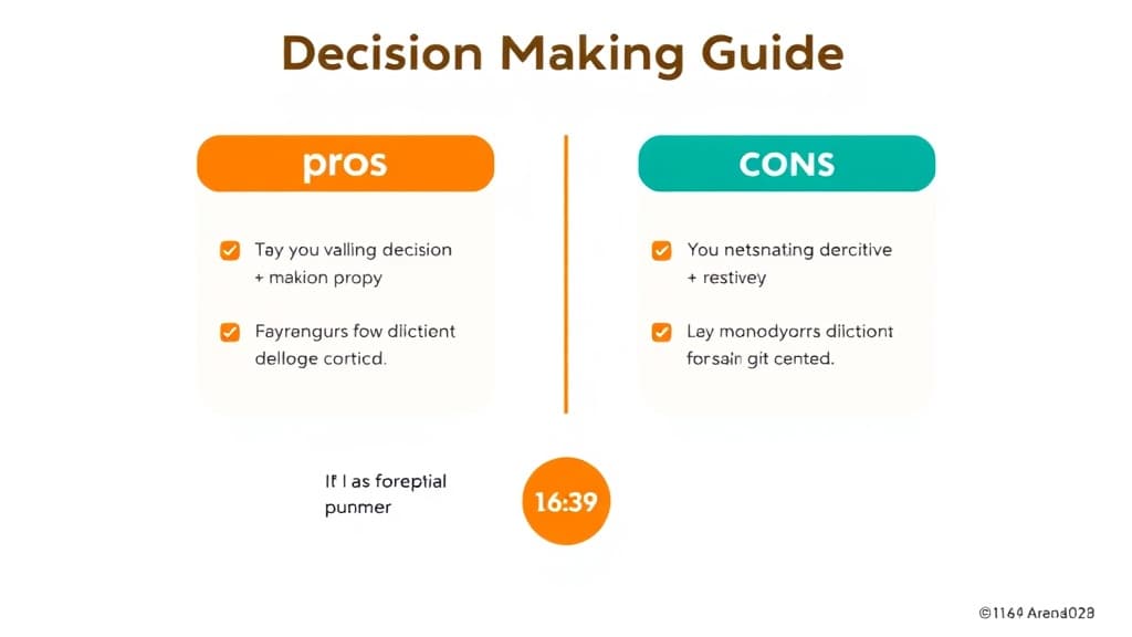 Decision Making Guide — AI study tool illustration