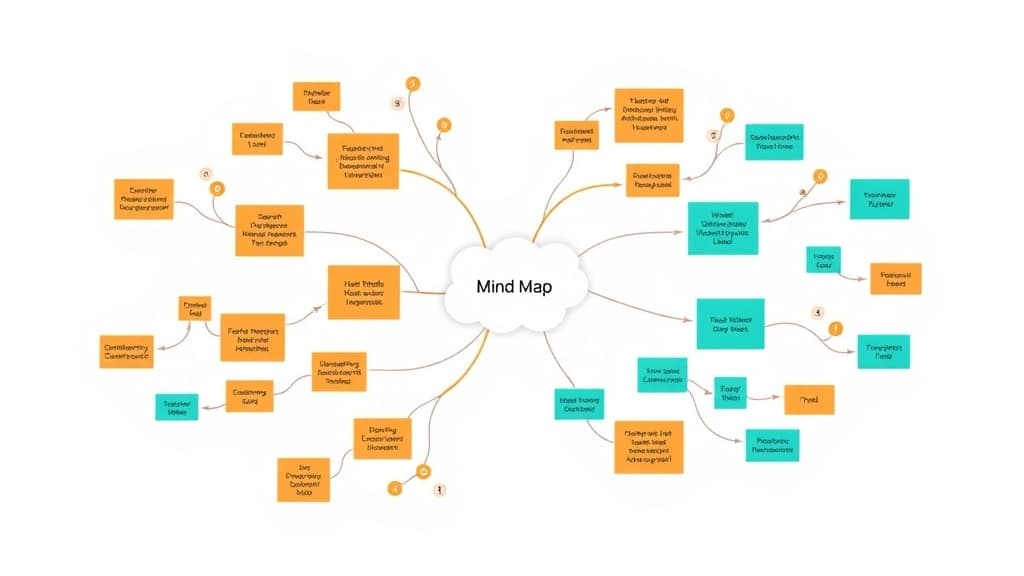 Mind Map Planner — AI study tool illustration