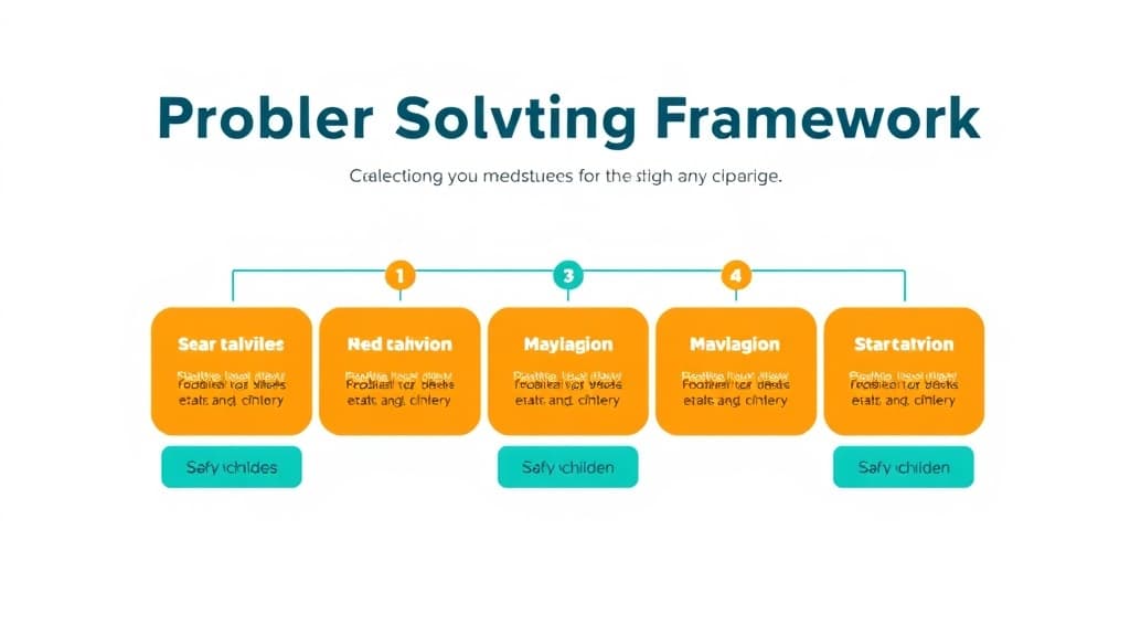 Problem Solving Framework — AI study tool illustration