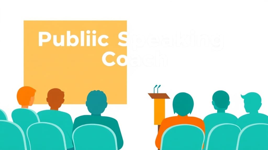 Public Speaking Coach — AI study tool illustration