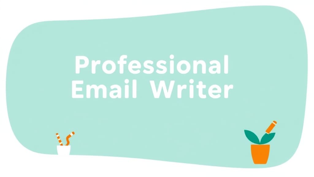 Professional Email Writer — AI study tool illustration