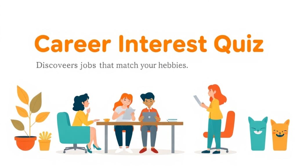 Career Interest Quiz — AI study tool illustration