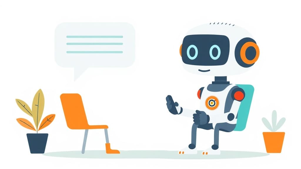 Interview Practice Bot — AI study tool illustration