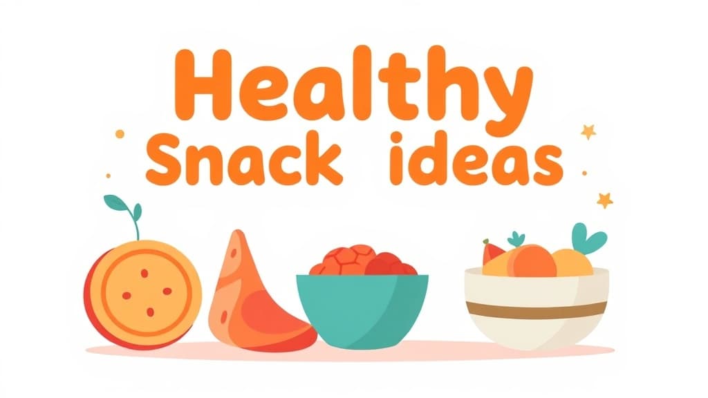 Healthy Snack Ideas — AI study tool illustration