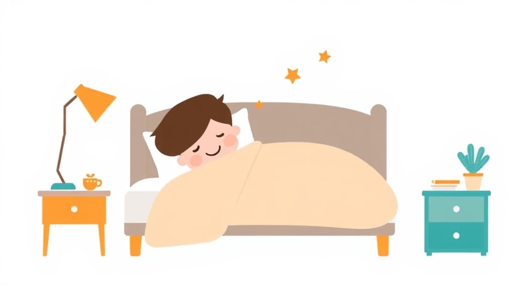 Sleep Hygiene Guide — AI study tool illustration