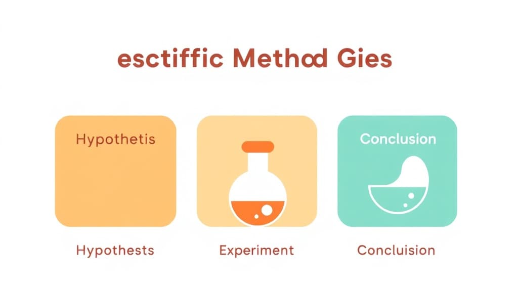 Scientific Method Guide — AI study tool illustration