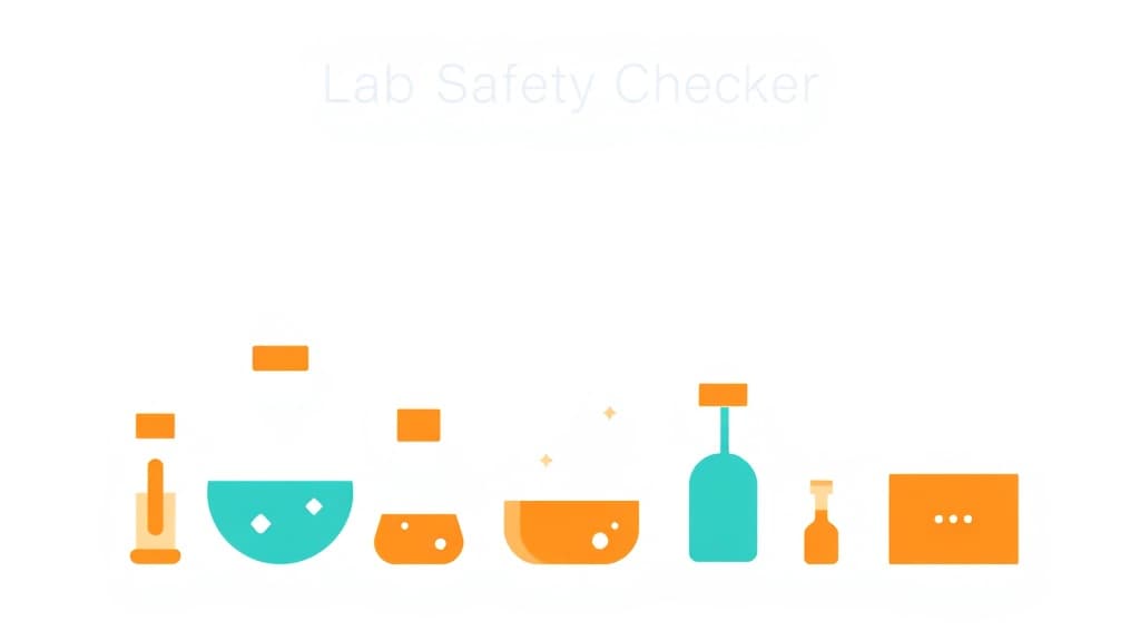 Lab Safety Checker — AI study tool illustration